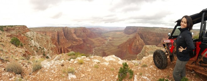 Posing at the canyon. Image by Raymond Chee.